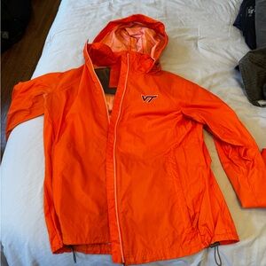Columbia Vibrant Orange Raincoat